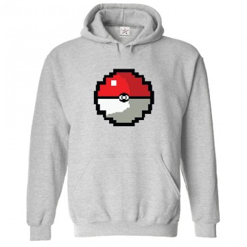 Pokeball Classic Unisex Kids and Adults Pullover Hoodie								 									 									
